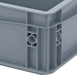 Produktbild für Eurobox AUER EG 32/12 HG, grau, 5,3 Liter