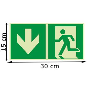 Produktbild für Hinweisschild Abtec ISO 7010 E001+E005 Kunststoff