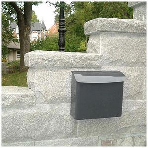 Produktbild für Briefkasten SafePost 21055 ScanPro 21, anthrazit, aus Stahl