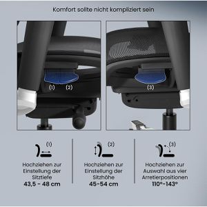 Produktbild für Bürostuhl FlexiSpot C7 Morpher, C7B-MO