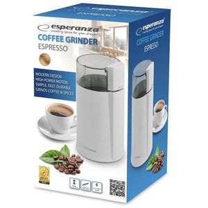 Produktbild für Kaffeemühle esperanza EKC001W, elektrisch