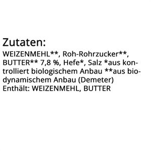Produktbild für Zwieback Naturata Butter demeter, BIO