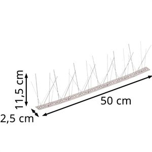 Produktbild für Vogelabwehr vidaXL Taubenspikes, 3 Meter