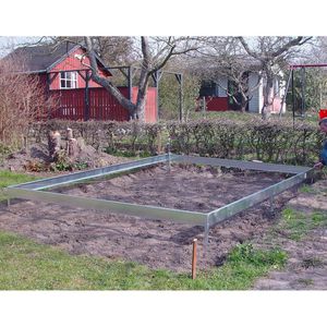 Produktbild für Gewächshaus Halls Popular 86 silber, 5 m² Fläche