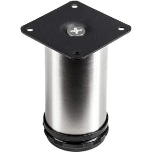 Möbelfuß SO-TECH JIMMY, 117928, silber, Metall