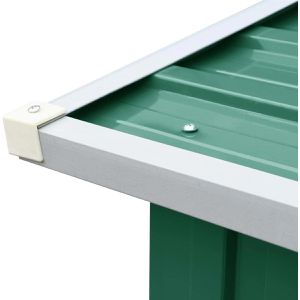 Produktbild für Holzunterstand vidaXL Holzlagerschuppen, grün