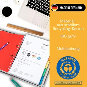Produktbild für Register perfect-line A4, blanko