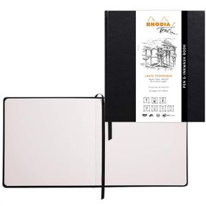 Skizzenbuch Rhodia Pen & Inkwash Book, 21 x 21cm