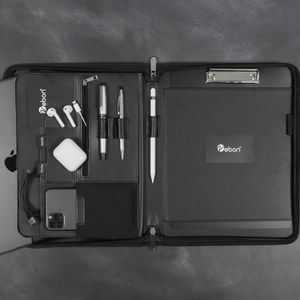 Produktbild für Schreibmappe Vebon Rom, piniengrün, Kunstleder