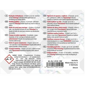 Produktbild für Seifenblasendose Idena weiß, 4,5ml