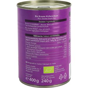 Produktbild für Gemüsekonserve Alnatura Braune Kichererbsen, BIO