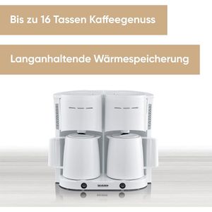 Produktbild für Kaffeemaschine Severin Duo, KA 9314, mit 2 Thermoskannen
