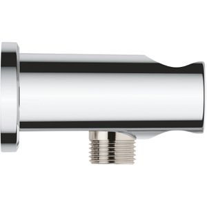 Produktbild für Wandanschlussbogen GROHE Rainshower 26658000, rund, verchromt