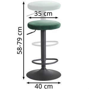 Produktbild für Barhocker Wohnling WL6.198, drehbar