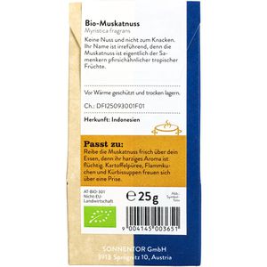 Produktbild für Muskatnuss Sonnentor im Beutel, BIO