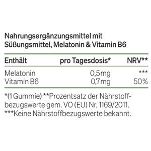 Produktbild für Melatonin natural-elements 90 Gummies für 90 Nächte