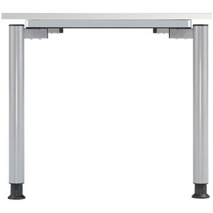 Produktbild für Schreibtisch fm-Büromöbel Fastline fm11, lichtgrau / silber