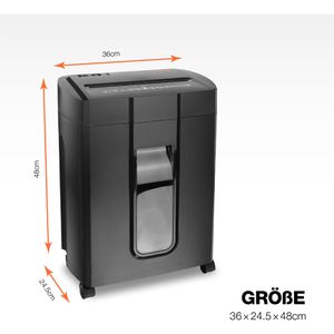 Produktbild für Aktenvernichter Peach 511140 PS500-70OP, mit Rollen
