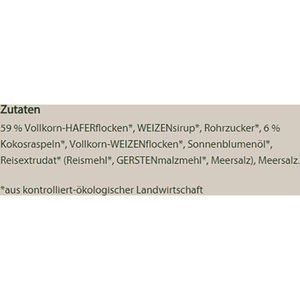 Produktbild für Müsli BioZentrale Crunchy Kokos, BIO