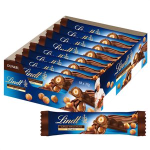 Schokoriegel Lindt Nuss Deluxe Haselnuss Dunkel