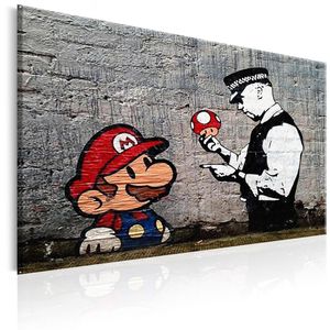 Wandbild Artgeist Mario & Polizist