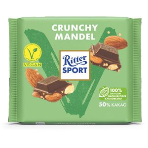 Ritter-Sport Tafelschokolade Mandel Quinoa, vegan, 100g