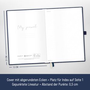 Produktbild für Notizbuch paper&amp;you Make your dreams happen, Karton Softcover