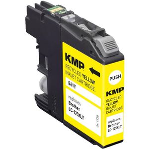 Produktbild für Tinte KMP B61Y für Brother LC-125XLY