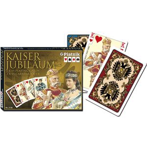 Produktbild für Kartenspiel Piatnik 213847, Kaiser Jubiläum Bridge