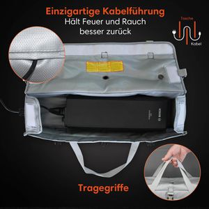 Produktbild für Akku-Tasche VLITEX XL, explosionsgeschützt, feuerfest