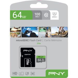Produktbild für Micro-SD-Karte PNY Elite, 64GB