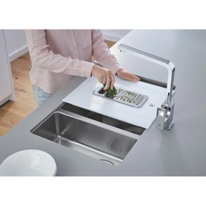 Produktbild für Küchenarmatur GROHE Eurcocube 31255000, chrom
