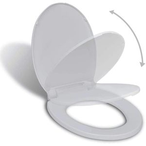 Produktbild für WC-Sitz vidaXL 141762, oval, aus Kunststoff
