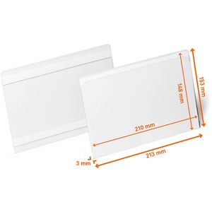 Produktbild für Kennzeichnungstasche Durable 118319, A5 quer