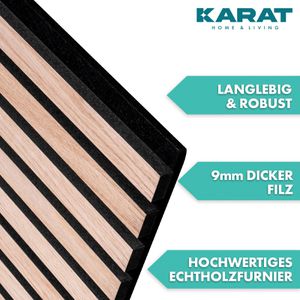 Produktbild für Akustikpaneel Karat Eiche hell