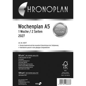 Kalendereinlagen Chronoplan 50577, Jahr 2027