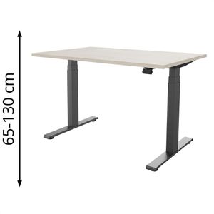 Produktbild für Schreibtisch fm-Büromöbel fouraction, akazie / anthrazit