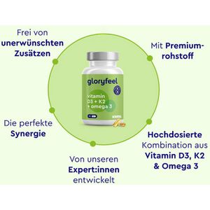 Produktbild für Vitamin-D gloryfeel 90 Kapseln
