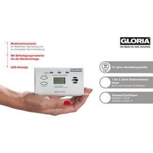 Produktbild für CO-Melder Gloria KO2D, mit Batterie