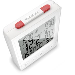 Produktbild für Wecker Mebus 56813 weiß, digital