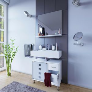Produktbild für Waschbeckenunterschrank VCM Darola 911924, stehend