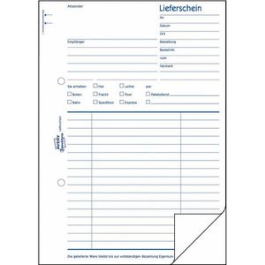 Produktbild für Lieferscheinbuch Zweckform 723, A5