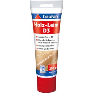 Baufan Holzleim D3, 102459, 250g, ohne Lösungsmittel, wasserfest