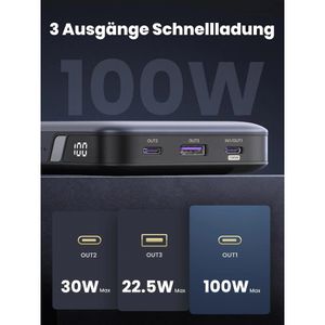 Produktbild für Powerbank UGREEN Nexode, 20000mAh