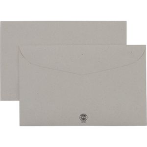 Produktbild für Briefumschläge kaenguruh Recycling grau, C6