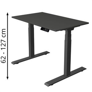Produktbild für Schreibtisch Kerkmann Move 1 stable, anthrazit / anthrazit