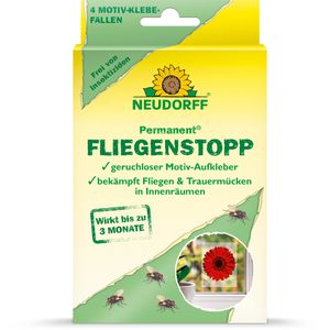 Produktbild für Fliegenfalle Neudorff Permanent Fliegenstopp, zum Ankleben
