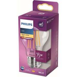 Produktbild für LED-Lampe Philips Filament, E27