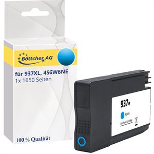 Tinte Böttcher-AG Premium für HP 937, 4S6W6NE, cyan