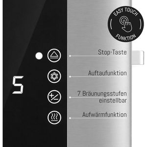 Produktbild für Toaster LEBENLANG LBL9899 Langschlitztoaster